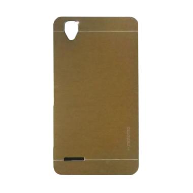 Motomo Metal Hardcase Backcase Casing for Oppo F1 Selfie or A35 - Gold
