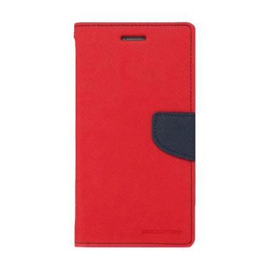 Mercury Fancy Diary Casing for Xiaomi Note - Merah Biru Laut