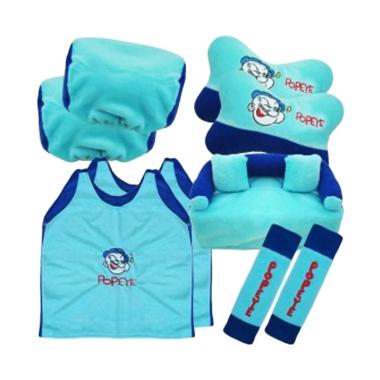 Bantal Mobil HL Fiesta 5in1 Kartun ... ris Interior Mobil - Biru