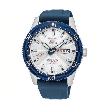 Seiko 5 187PRS Sport Automatic Rubber Strap Jam Tangan Pria - Blue