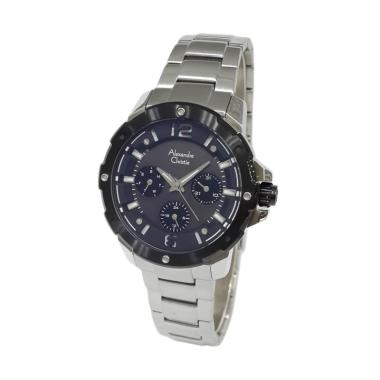 Alexandre Christie 6410BFBTBBA Jam Tangan Wanita - Silver Silver