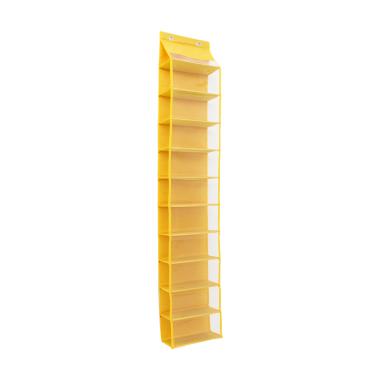 Radysa Hanging Shoe Organizer Zipper Rak Tas Gantung - Kuning