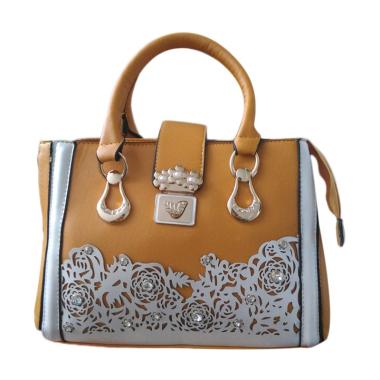 Guess Collection Unik Branded Import Hand Bag - Brown