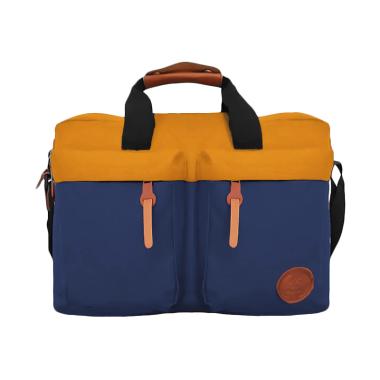 Bag & Stuff Embargo Combi Messenger Sling Bag - Orange Biru Dongker