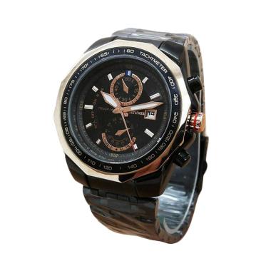 Fortuner FR K5005 Jam Tangan Wanita - Black Gold