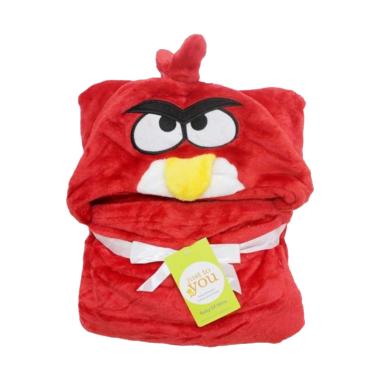 Adora Baby Just To You Topi Single Fleece Angry Bird Selimut Bayi