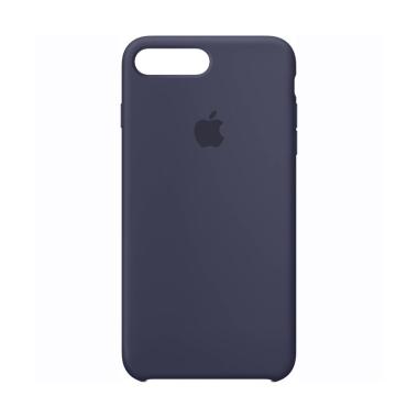 Apple Silicone Casing for iPhone 7 Plus - NAVY