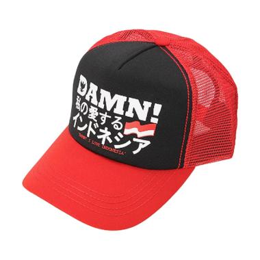 Damn I Love Indonesia Cap D! Signature Cap - Japan HD Black
