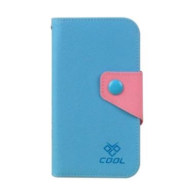 OEM Rainbow Flip Cover Casing for Samsung Galaxy Star 2 Plus - Biru