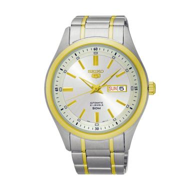 Seiko 5 29NKNS Automatic Stainless Steel Jam Tangan Pria - Silver