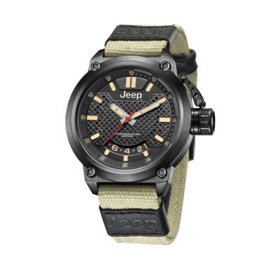 Jeep JPW61503 Wrangler Multifunction Jam Tangan Pria - Black Khaki