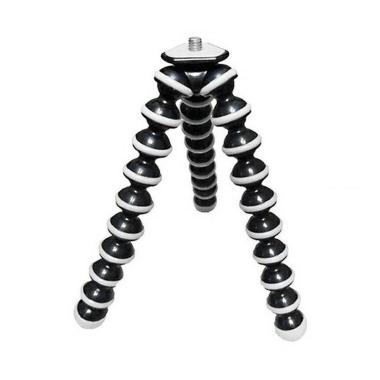 Universal Gorilla Pod Flexible Tripod - Hitam List Putih