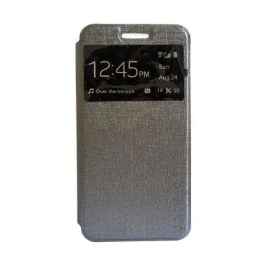 Myuser Flip Cover Casing for Samsung Galaxy Mega 5.8 Inch - Abu abu