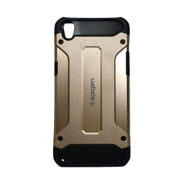 Spigen Iron Army Cover Casing for OPPO A37 / Neo 9 - Gold