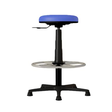 Verona Chair KB-002-H Type Standard Vinyl Kursi Kantor - Biru