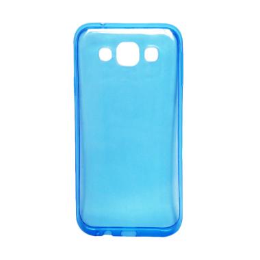 Ultrathin Transparant Softcase Casing for Vivo V3 - Biru