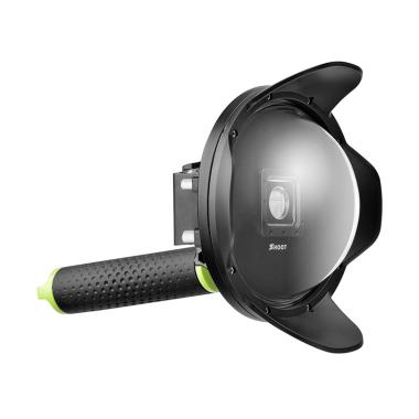 SHOOT Dome Port For Xiaomi Yi 2 4K 6 inch With Hood and WP Housing