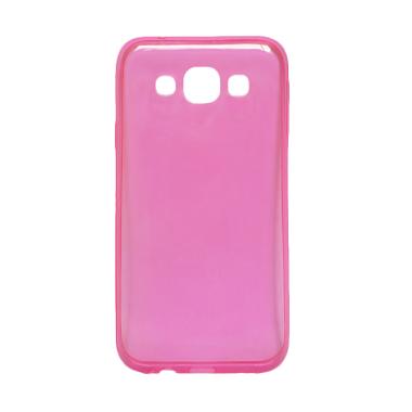 Ultrathin Transparant Softcase Casing for Vivo V3 - Pink