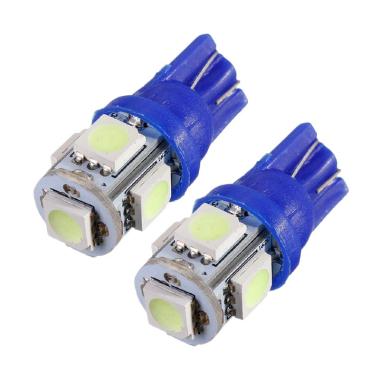 JMS T10 W5W Wedge Side 5 SMD 5050 L ... tor - Blue [1 Pair/2 Pcs]