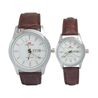 Swiss Army SA003CDBSW Casual Watch Jam Tangan Couple - White