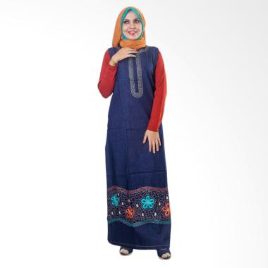 Believe AG-23 Baju Muslim Gamis Dress Modern Wanita Kaos Soft Jeans