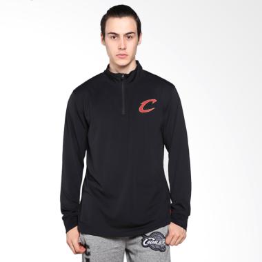 NBA Style Men Qtr Zip Solid Clevela ... Jacket Basket (VLM1972F)