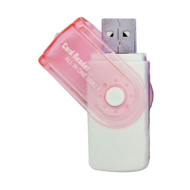 Jejo All In One Card Reader - Red Blue [USB 2.0] Red