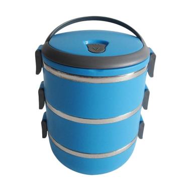 MitraLoka Stainless Steel Rantang - Biru ...