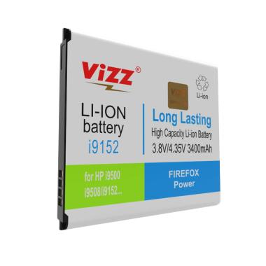Vizz Double Power Baterai for Samsung I9152/Galaxy Mega 5.8/I9152/S4/I9150 [3400 mAh]