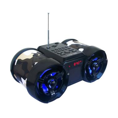 Advance TP-666 Army Speaker Portabl ... a And LED Digital - Hitam