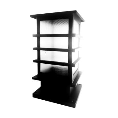 Best Lighting Taman P16 BK Pilar Minimalis Lampu Taman - Hitam