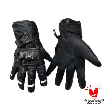 Gauravi Fashion 028 Full Gloves Sarung Tangan - Black White