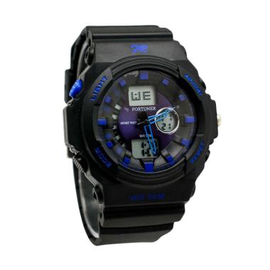 Fortuner Dual Time FR9868 Jam Tangan Wanita Rubber Strap - Kuning. Source · Fortuner FR