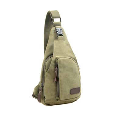 Martinversa Canvas Import Sling Bag Tas Pria - Army Green