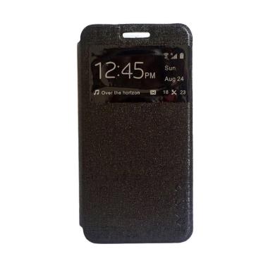 MyUser Flip Cover Casing for Samsung Galaxy A9 Pro or A910 - Hitam