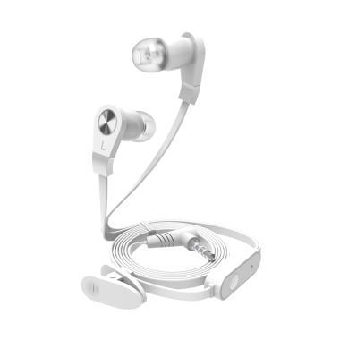 Langsdom Super Bass Millet With Microphone JM02 Headset - White Putih