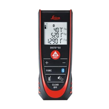 Leica Disto D2 Bluetooth Laser Distance Meteran Laser Perkakas Ukur