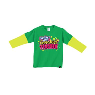 Afrakids AF134 Mother Is The Greatest Teacher Kaos Anak Muslim - Hijau
