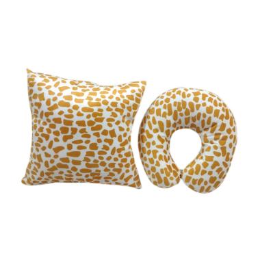 Puteraputeri Motif Animal Jerapah 2 in 1 Boneka Bantal Leher