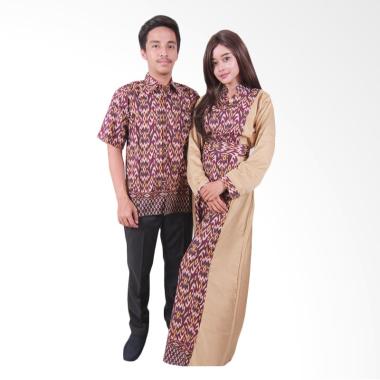 Batik Putri Ayu Solo Sarimbit Batik SRG108 Batik Couple - Cokelat