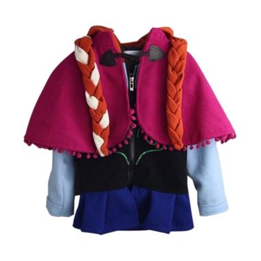 Chloe's Clozette Jaket Anak Frozen Kostum Anna JA 19 - Hitam