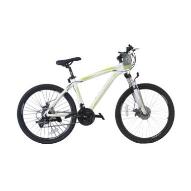 Viva Cycle L3111 Exposed - 660E Alloy MTB Shimano 21sp Sepeda Gunung- White [26 Inch]