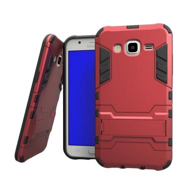 OEM Transformer Robot Iron Man Casing for Samsung Galaxy J7 J710 2016 Merah