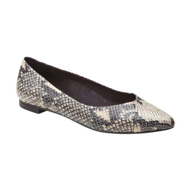 Vionic Caballo Natural Snake Flat Shoes