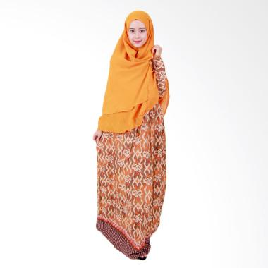 Batik Putri Ayu Solo GH1 Batik Gamis Syari - Kuning