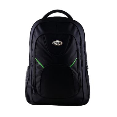 Polo Black Campus Simple Striped Gr ... as Ransel with Rain Cover