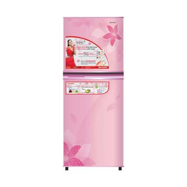 SHARP SJ-236ND-FP Kirei II Refriger ... ower Pink [2 Pintu/187 L]