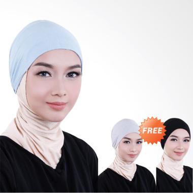 Cotton Bee Ciput Bandana Light Blue Buy One Get Two Ciput Bandana
