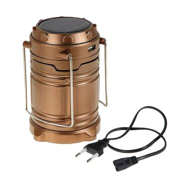 Wanky Universal Lampu Lentera Emergency Solar Charger Mini - Gold