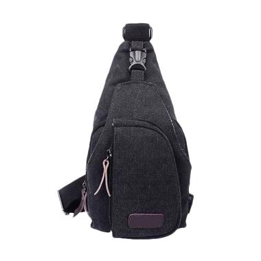Martinversa Import Slingbag Besar Tas Selempang Pria - Black